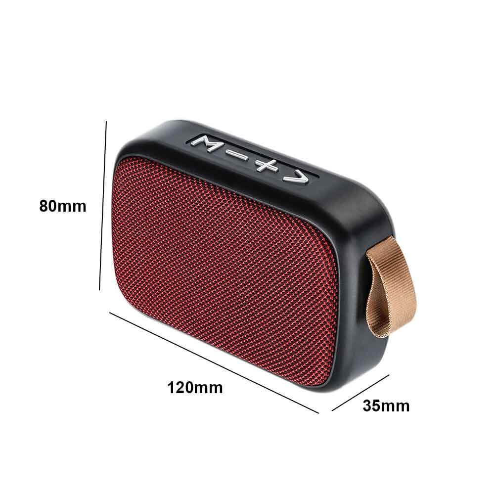 Bluetooth Speaker Compact Portable Stereo Sound, Multiple Playback Options