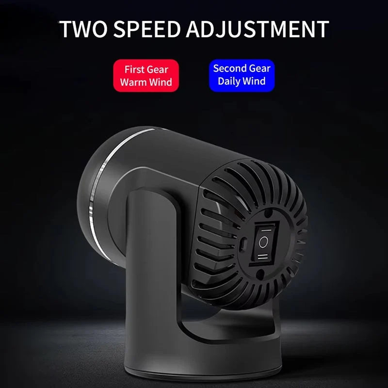 Car Heater & Cooler 12V Quick Heat 360° Swivel