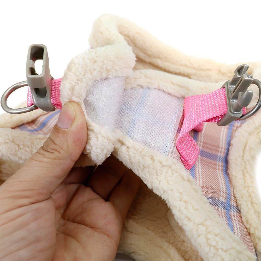 Cat Harness and Leash Padded Adjustable Double-Lock彩在线