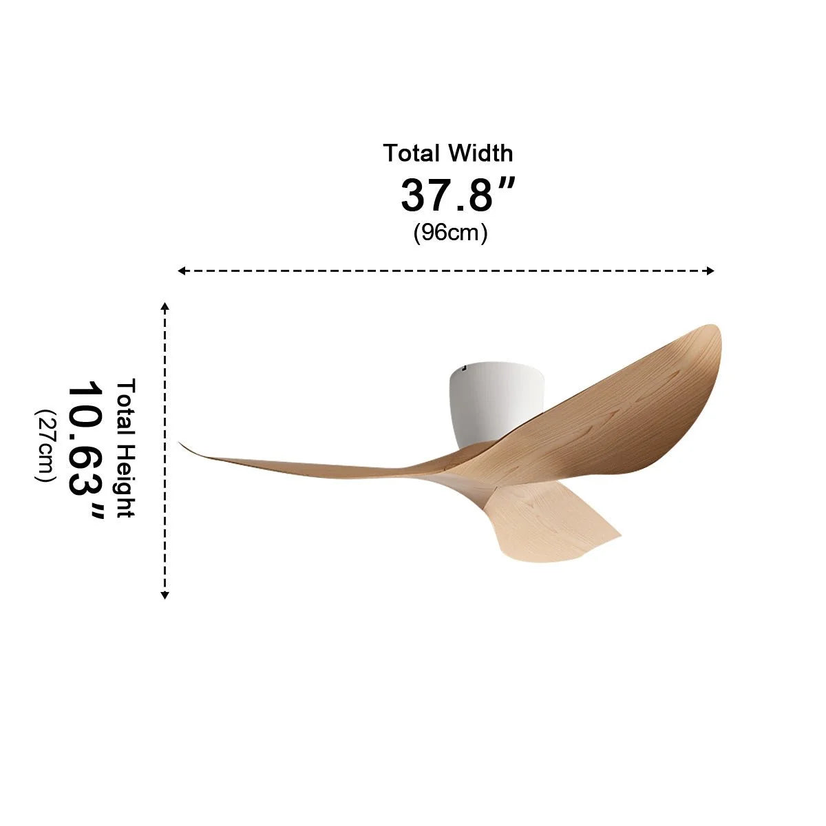 Ceiling Fan Quiet Reversible DC Motor Six-Speed