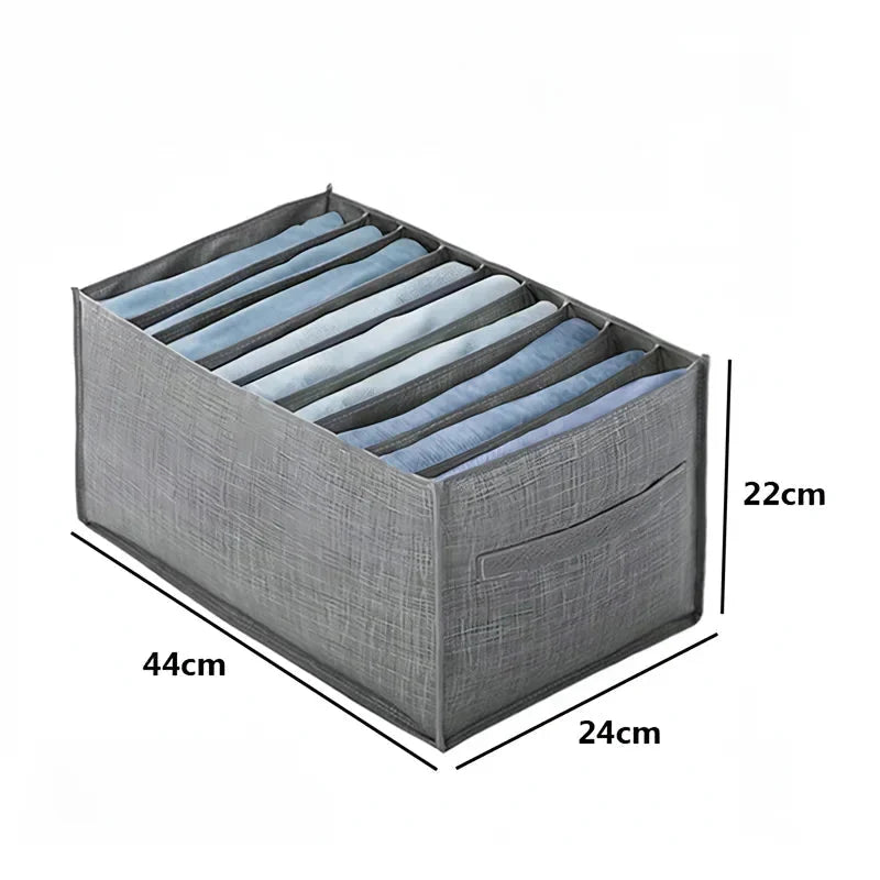 Clothing Organizer Washable Fabric 7 or 9 Compartments