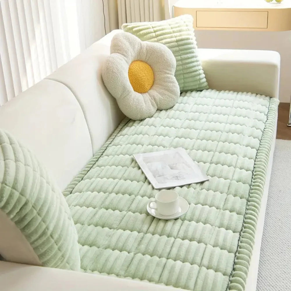 Couch Cover Non-Slip Microfiber Machine Washable