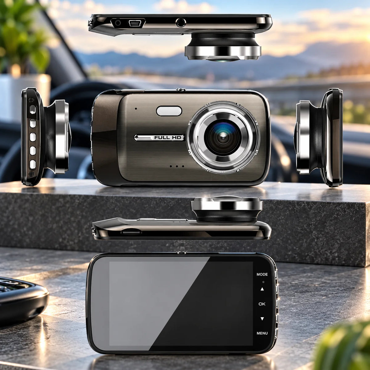 Dash Cam Dual Front & Rear Night Vision