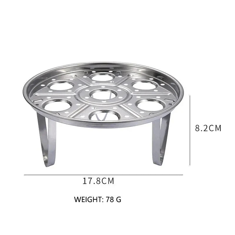 Egg Steamer Rack Stainless Steel Removable Easy-Clean Design