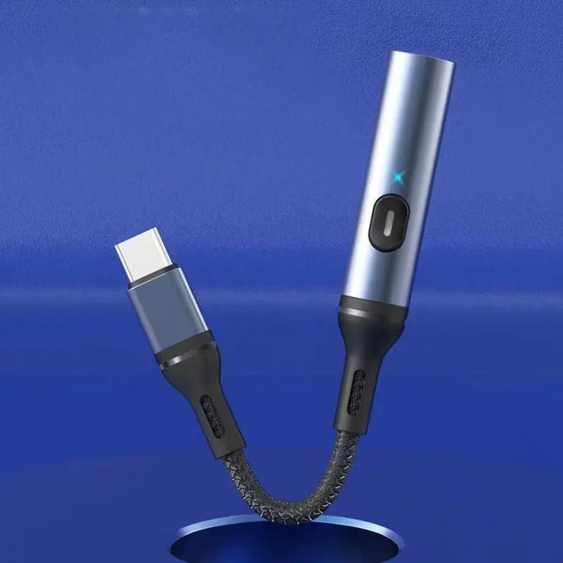 Electric Lighter Windproof Flameless USB Rechargeable With Safety Switch