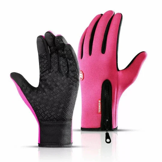 Heated Gloves 3 Heat Levels Waterproof Touchscreen Non-Slip Palm