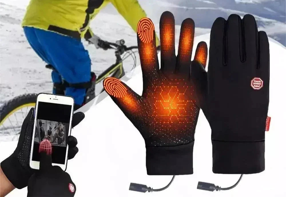 Heated Gloves Integrated Heating Touchscreen Compatible