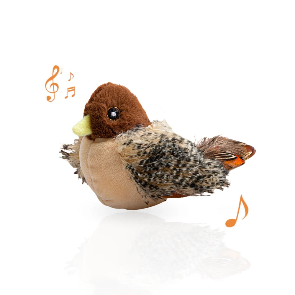 Interactive Cat Toy USB Rechargeable Motion & Bird Sounds