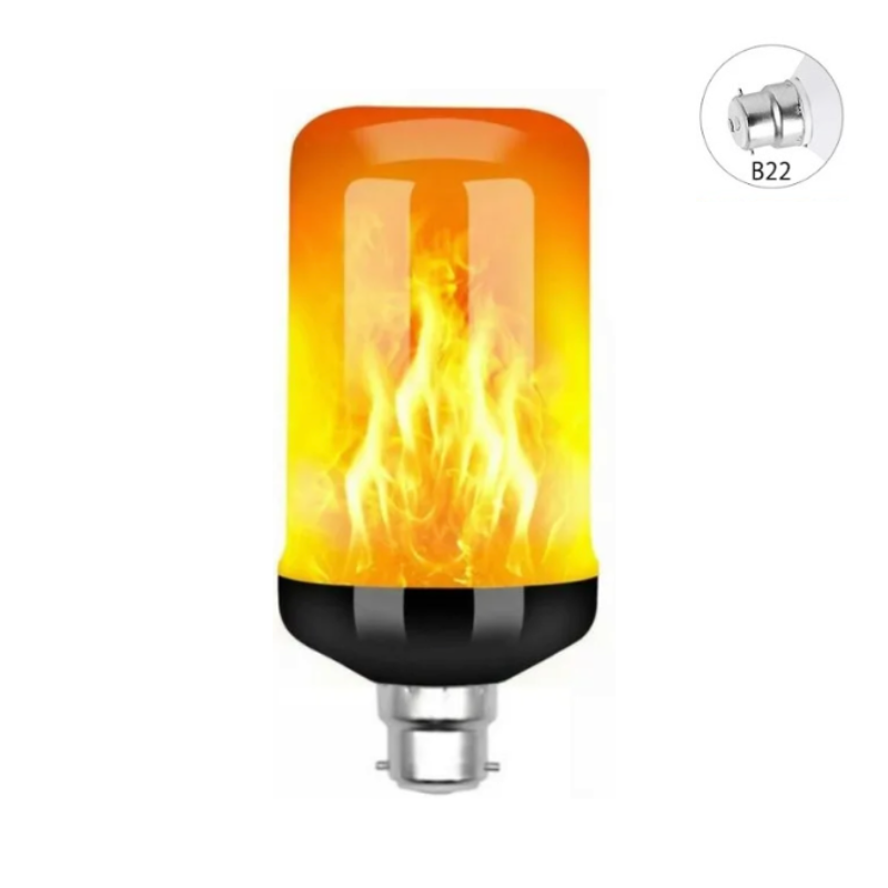 LED Flame Bulb Realistic Flicker Energy Efficient 4 Modes