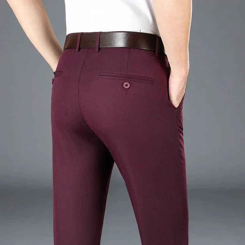 Men's Trousers Slim Fit Breathable Stretch