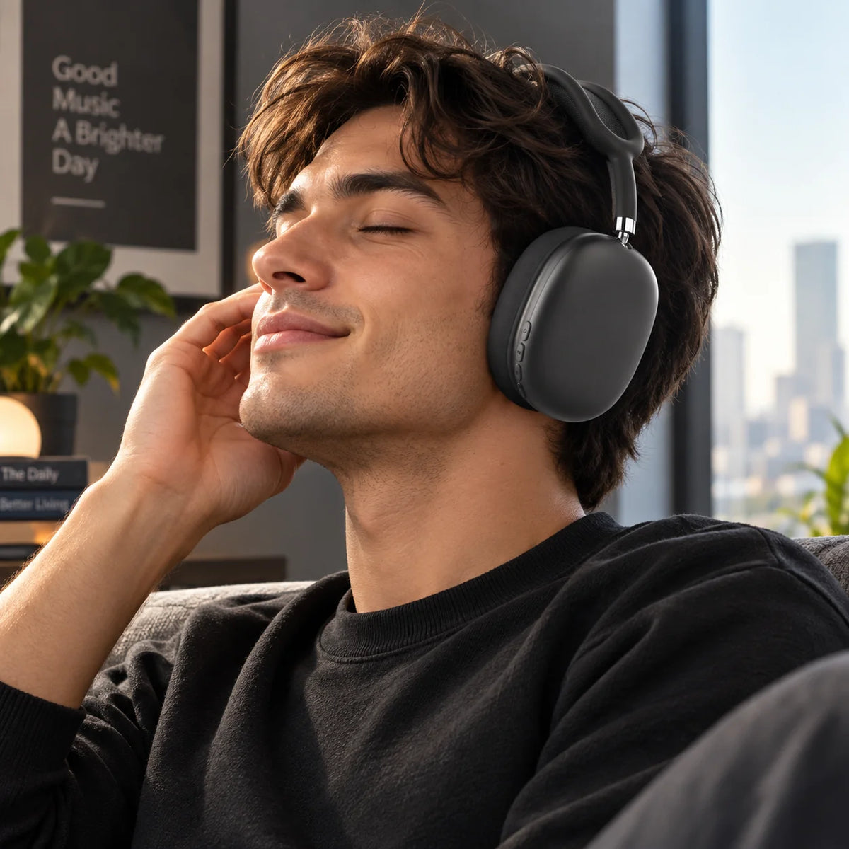 Over-Ear Headphones Noise-Reducing Bluetooth 5.0 20-Hour Battery