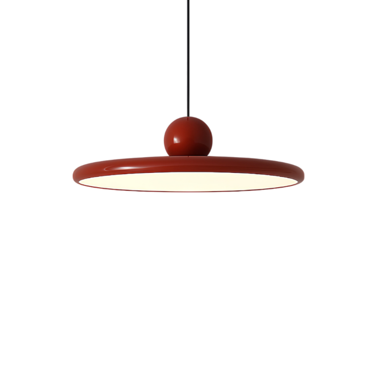 Pendant Light Hovering Orb High Gloss Lacquer