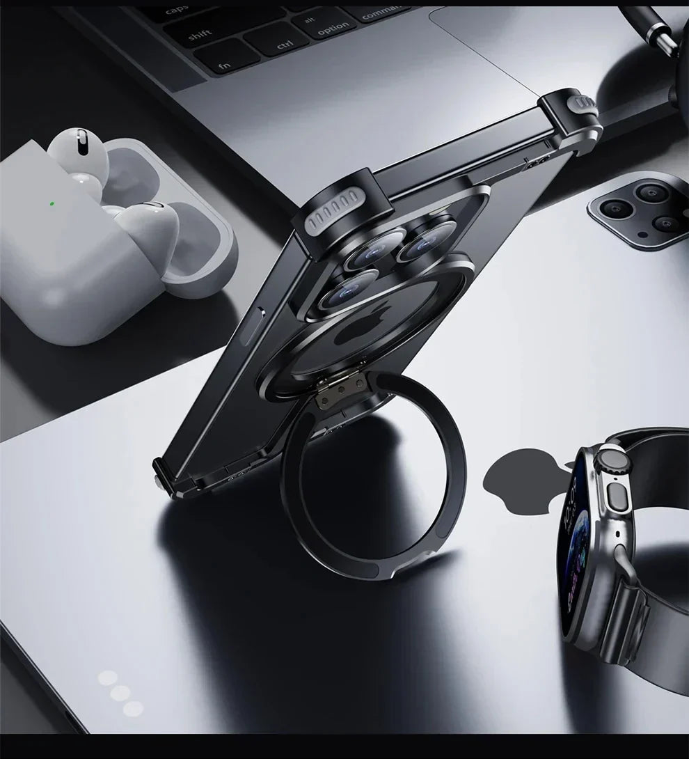 Phone Case Slim Magnetic Ring Kickstand