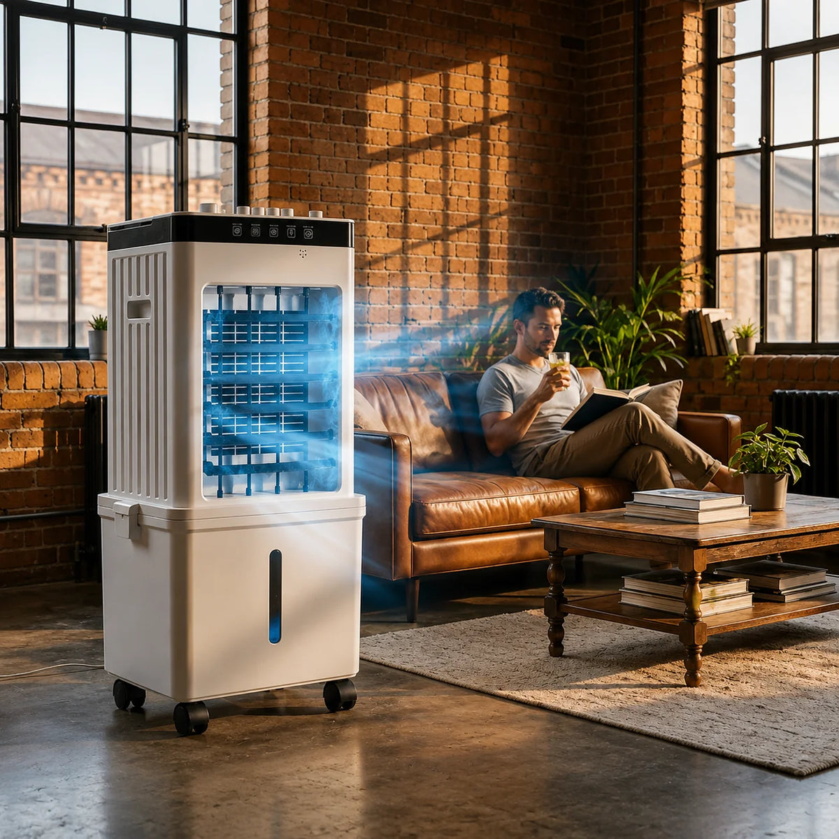 Portable Air Cooler 3-in-1 Cooling Humidifying & Purifying