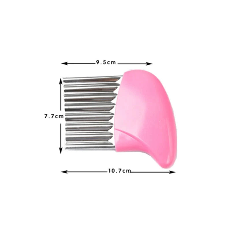 Potato Slicer Stainless Steel Manual Crinkle Cut