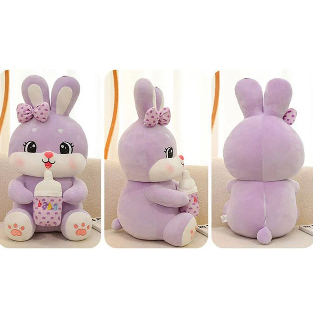 Rabbit Plush Toy Cotton Seated 17.7-Inch Tall