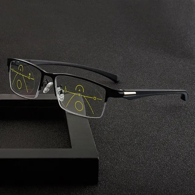 Reading Glasses Multifocal Lenses & Blue Light Filter