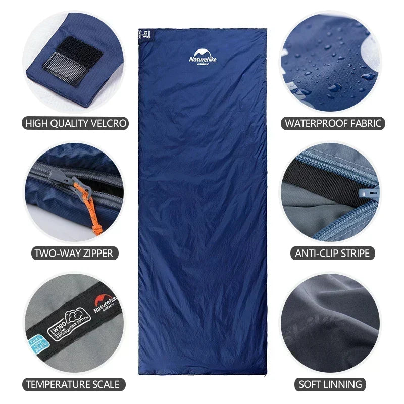 Sleeping Bag Compact Insulated Down-Alternative Fill