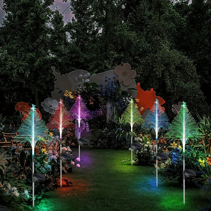 Solar Garden Lights 7-Color RGB Weatherproof