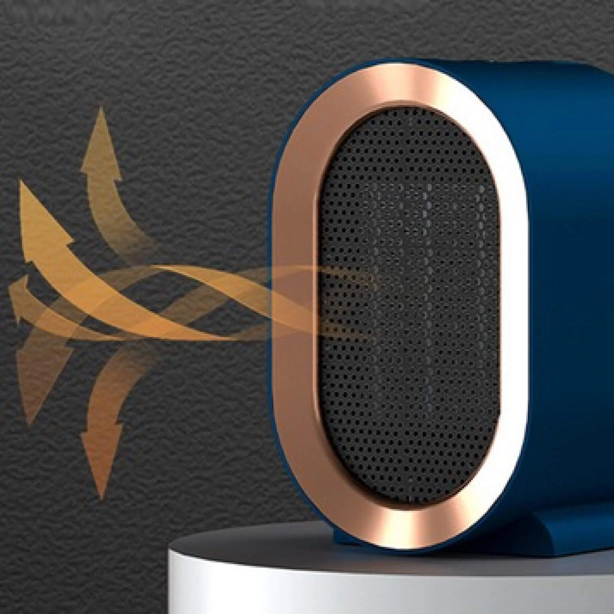 Space Heater Ceramic Portable Silent Tip-Over & Overheat Protection