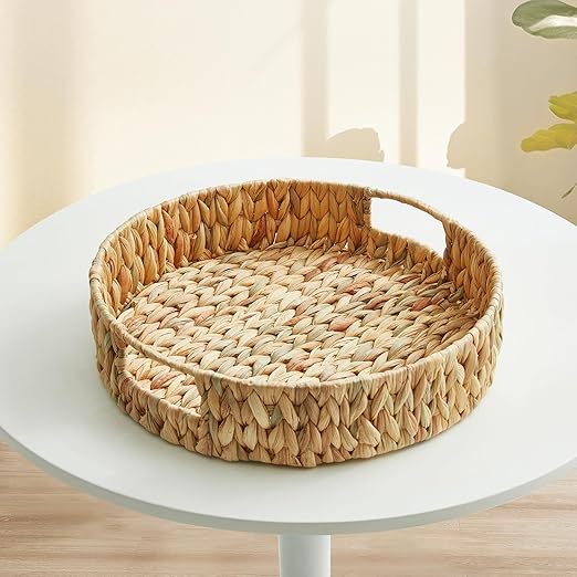 Storage Basket Handwoven Seagrass Sturdy Handles