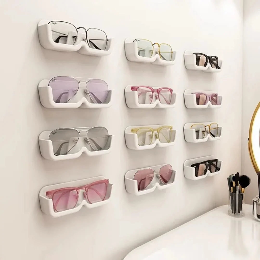 Sunglasses Organizer Wall-Mounted Space-Saving Storage