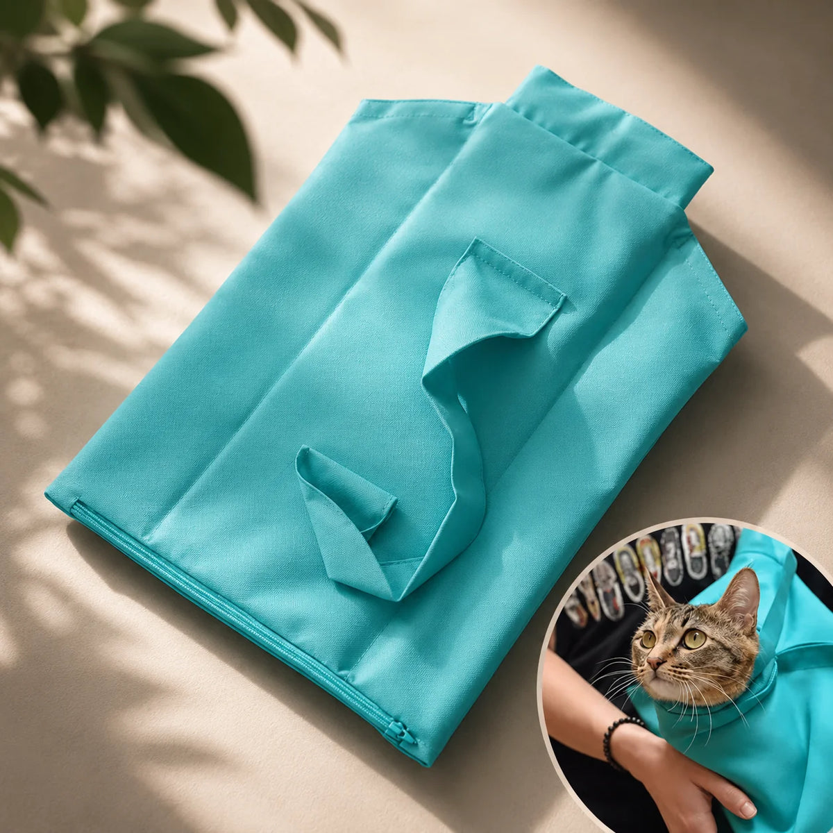 Travel Cat Carrier Pouch Anti-Scratch Breathable Mesh Foldable