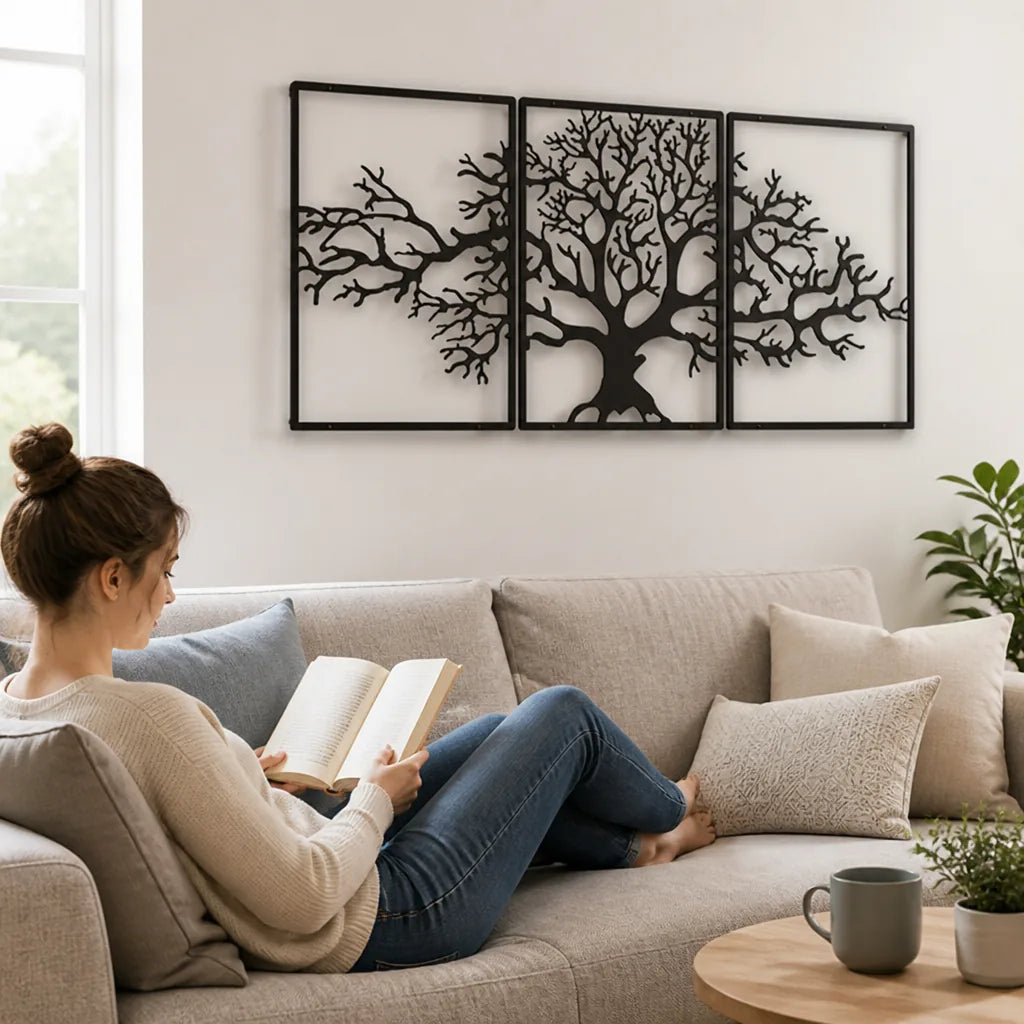 Tree of Life Metal Wall Art (3-Piece)