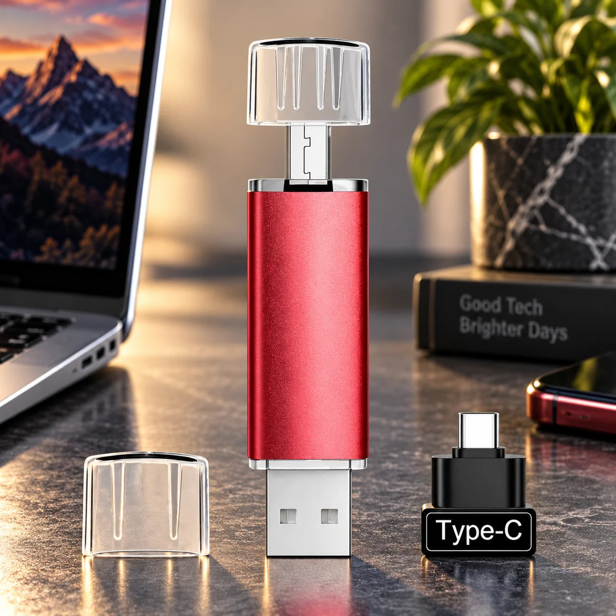 USB Flash Drive OTG Plug-And-Play Pocket-Sized