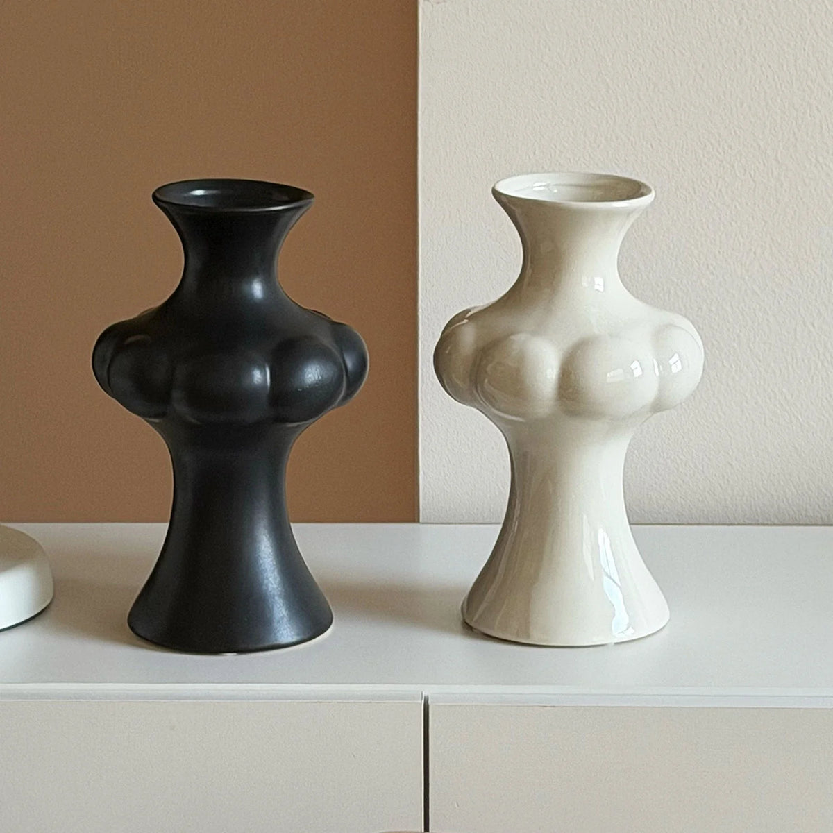 Vase Sculptural Ceramic Table Centerpiece