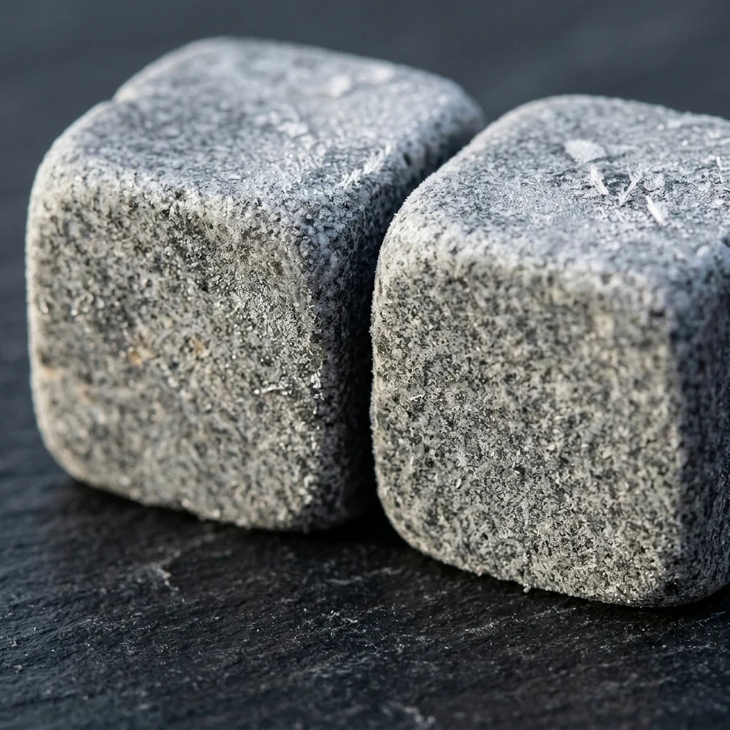 Whiskey Chilling Stones Soapstone Set Of 9 & Pouch