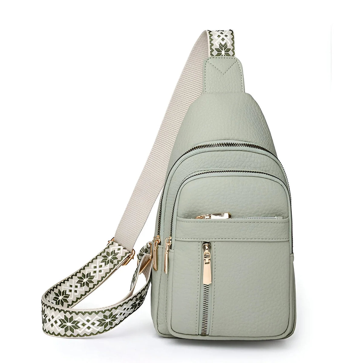 Women's Shoulder Bag Lightweight Zippered Pockets & Adjustable Strap