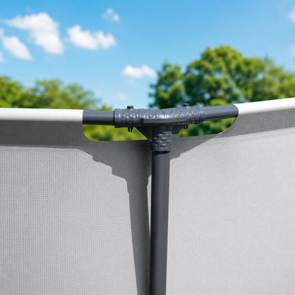 Above Ground Pool Set Corrosion-Resistant Steel Frame