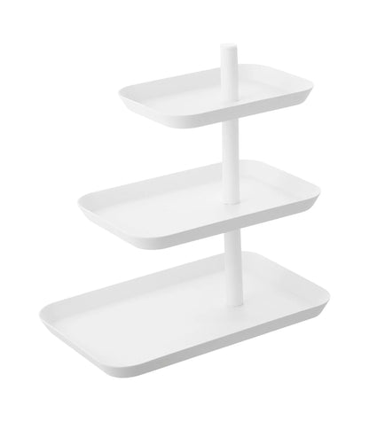 Accessory Organizer Steel Three-Tier Revolving Design