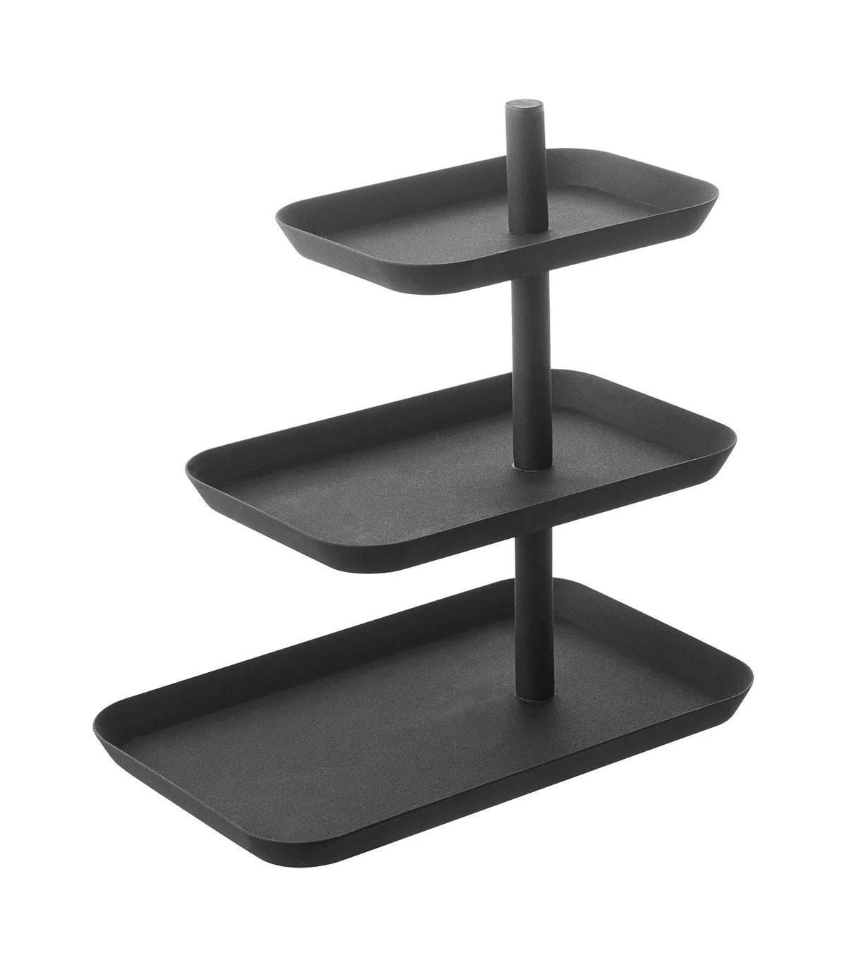 Accessory Organizer Steel Three-Tier Revolving Design