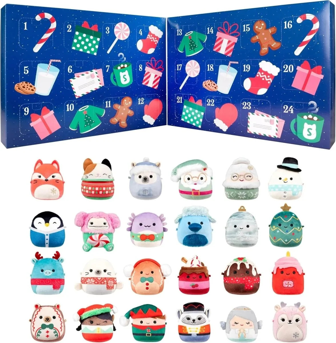 Advent Calendar 24 Collectible Mini Figures Christmas Countdown