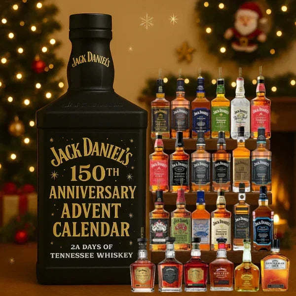 Advent Calendar 24 Decorative Mini Bottles Tree Decoration