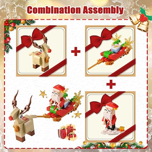 Advent Calendar 24 Mini Building Sets Child-Safe
