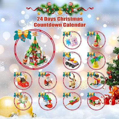 Advent Calendar 24 Mini Building Sets Child-Safe