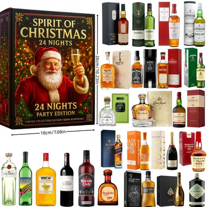 Advent Calendar 24 Mini Display Bottles Gift-Ready Box