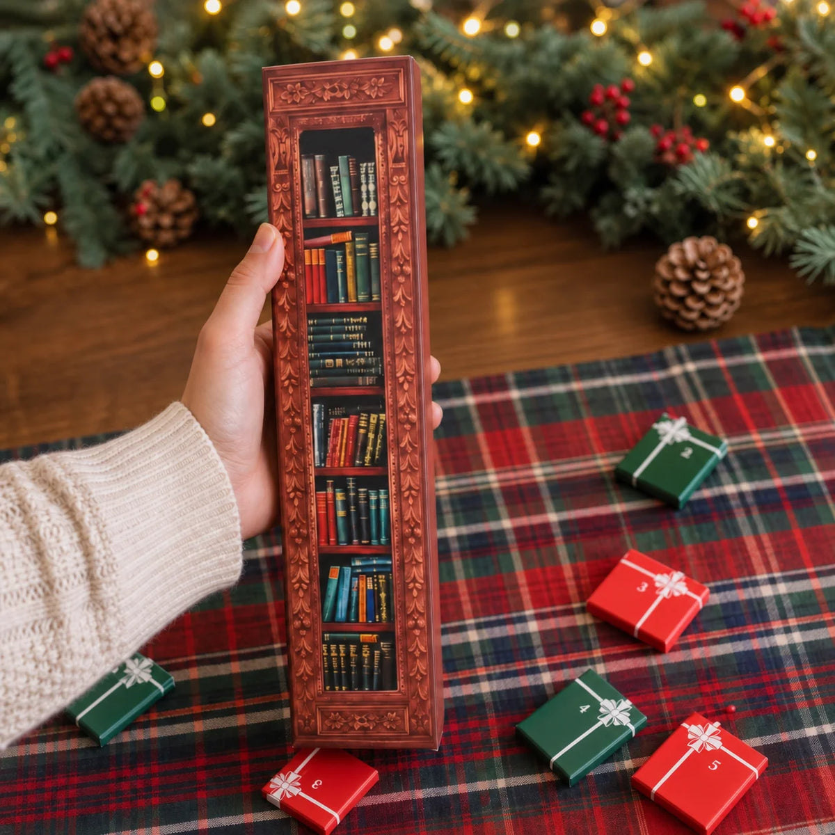 Advent Calendar 24 Miniature Book Ornaments