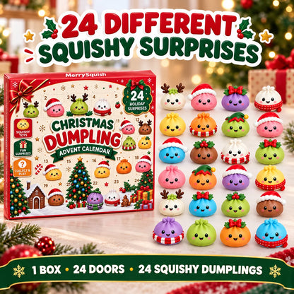 Advent Calendar 24 Soft Dumpling Figures