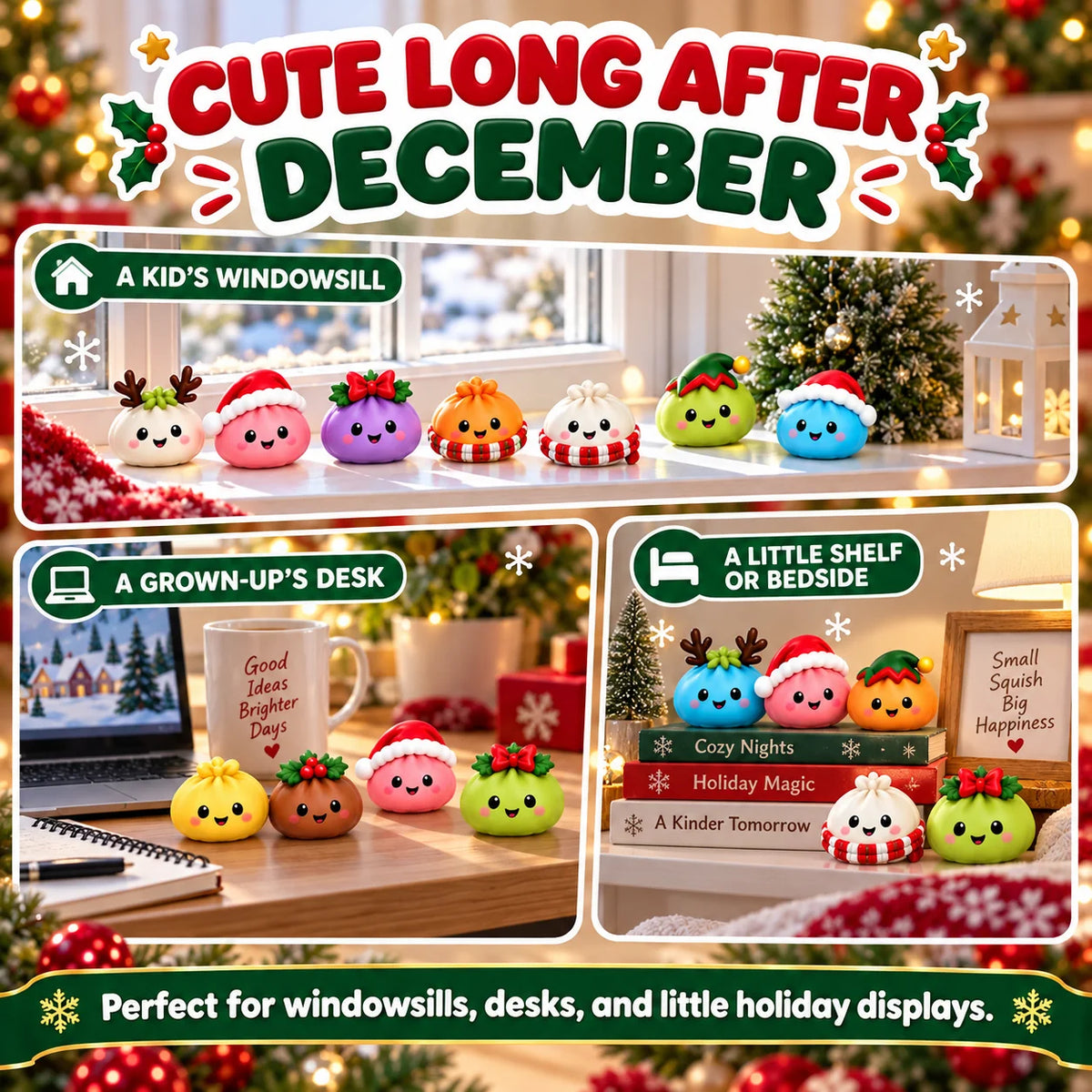 Advent Calendar 24 Soft Dumpling Figures