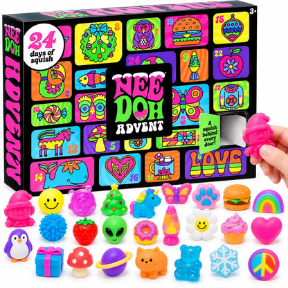 Advent Calendar 24 Soft Squeezable Squishies