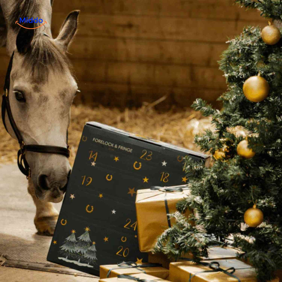 Advent Calendar Horse-Themed Trinkets 24-Day Countdown