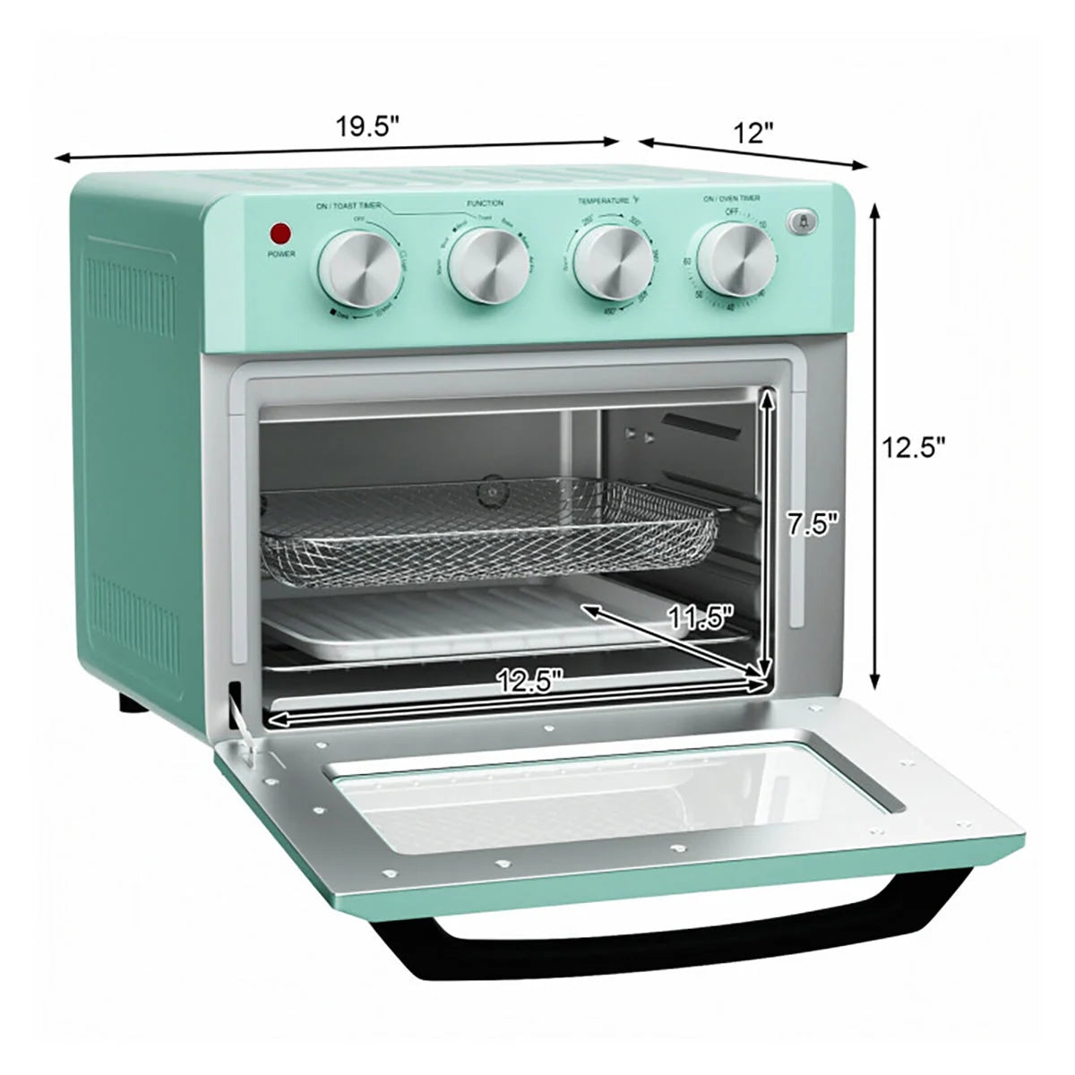 Air Fryer Toaster Oven 19-Quart Convection 7 Functions