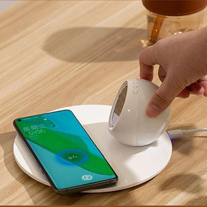 Alarm Clock Wireless Charging LED Light