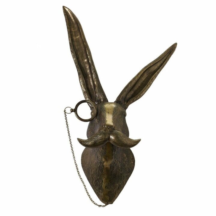 Animal Head Wall Decoration Hand-Painted UV-Resistant Resin