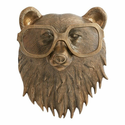 Animal Head Wall Decoration Hand-Painted UV-Resistant Resin