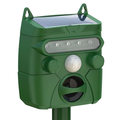 Animal Repeller Solar-Powered Motion-Activated Ultrasonic 5 Modes